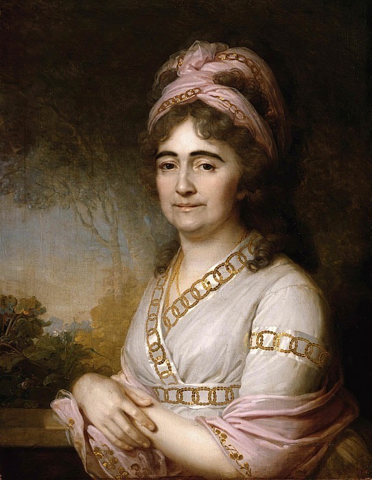 Portrait of Marfa Ivanovna Arbeneva. Vladimir Borovikovsky