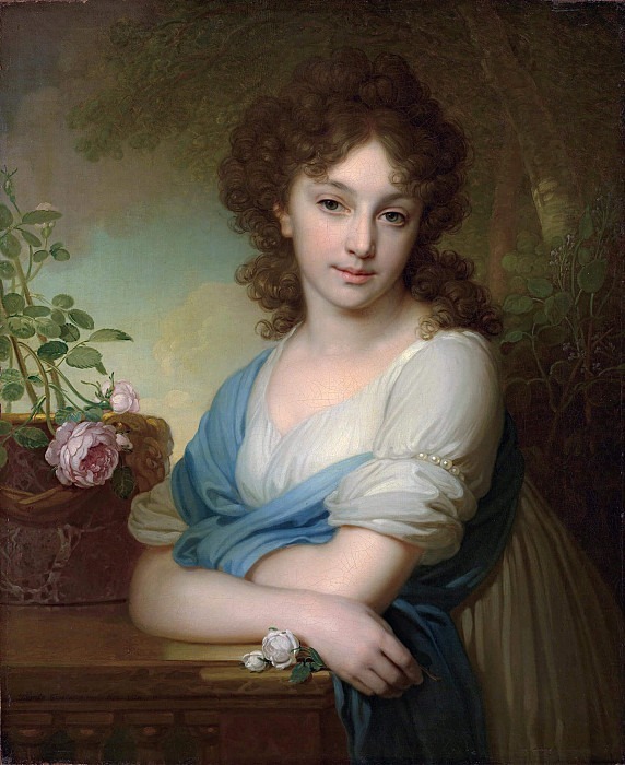 Portrait of Elena Alexandrovna Naryshkina, Vladimir Borovikovsky