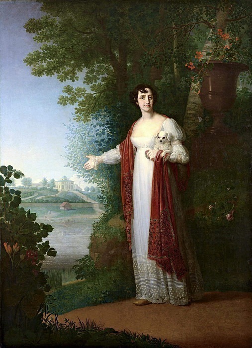Portrait of Daria Alekseevna Derzhavina. Vladimir Borovikovsky