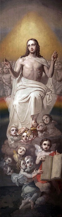 Savior surrounded by angels. Vladimir Borovikovsky