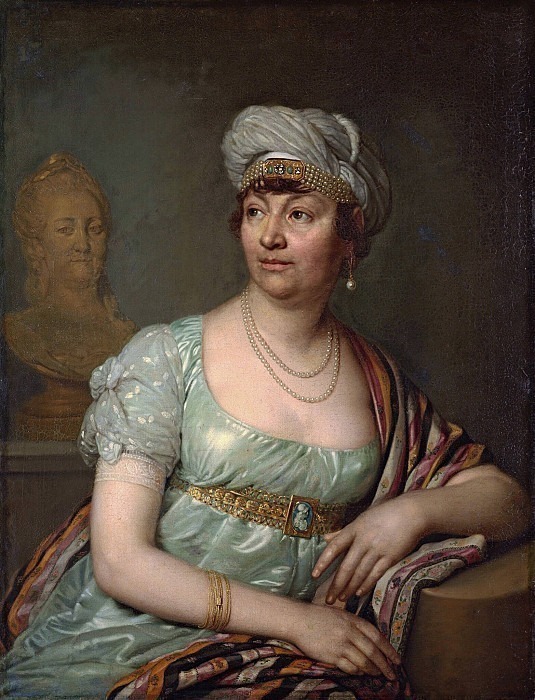 Portrait of Anne Louise Germaine de Stael (?). Vladimir Borovikovsky
