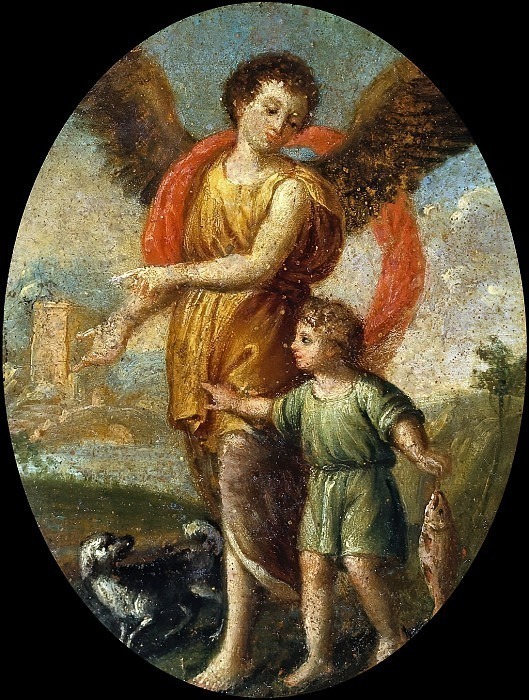 Tobius with an angel. Vladimir Borovikovsky