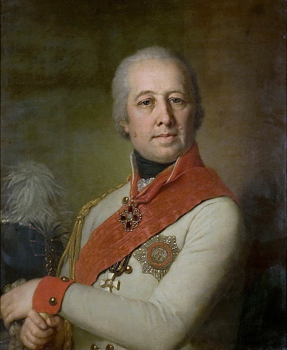 Portrait of the cavalry general Ivan Petrovich Dunin. Vladimir Borovikovsky