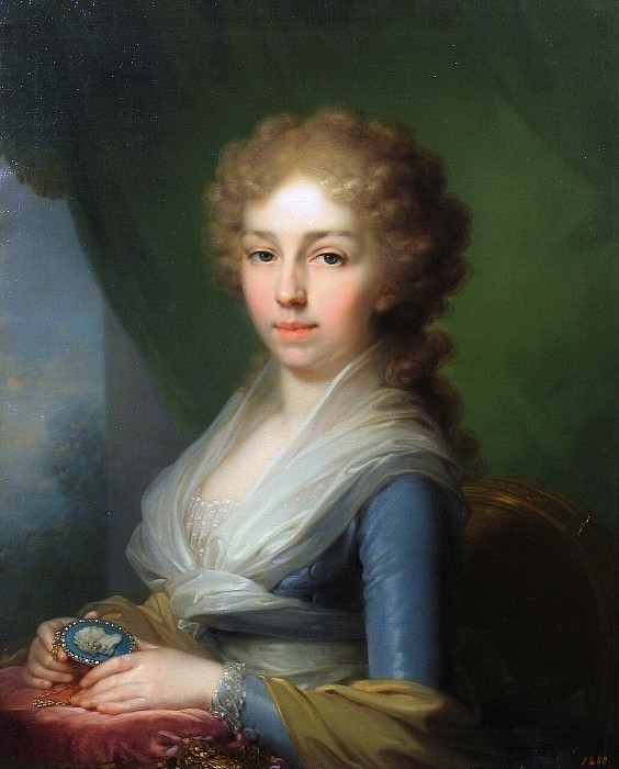 Portrait of Grand Duchess Elizabeth Alekseevna. Vladimir Borovikovsky