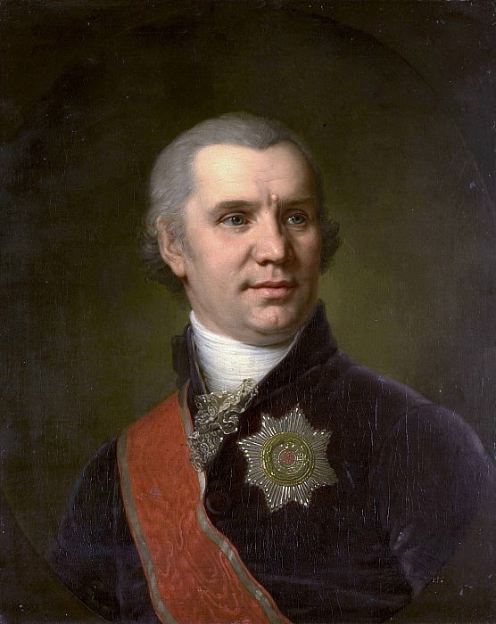 Portrait of Alexei Tsiprian (Alexei Fedorovich) Rokosovsky. Vladimir Borovikovsky