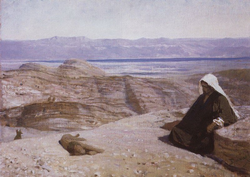 Was in the desert. Vasily Polenov