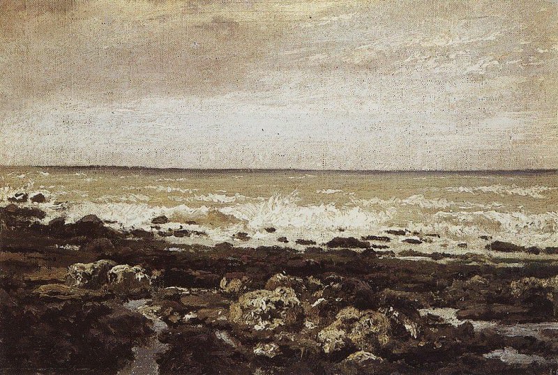 Low tide. Veil. Vasily Polenov