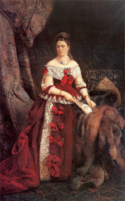 Countess Vera Zubova. Konstantin Makovsky