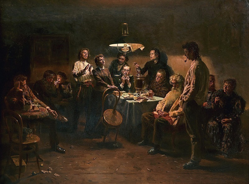 A party. Vladimir Makovsky