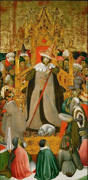 Марторелл, Бернат (Каталония, 1400-1452) -- Проконсул Дациан выносит приговор святому Георгию. часть 5 Лувр