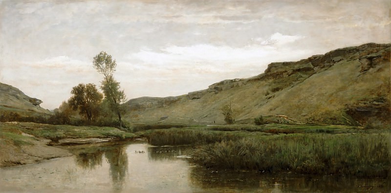 Charles François Daubigny -- The Valley of Optevoz (Isère). Part 5 Louvre