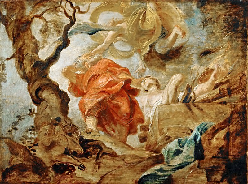 Peter Paul Rubens -- Sacrifice of Isaac. Part 5 Louvre