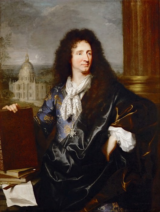 Hyacinthe Rigaud (1659-1743) -- Jules Hardouin-Mansart. Part 5 Louvre