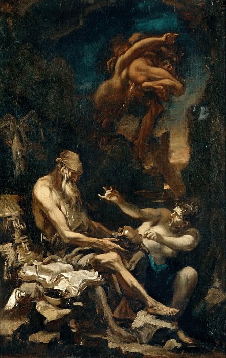 Alessandro Magnasco -- The Temptation of Saint Anthony. Part 5 Louvre