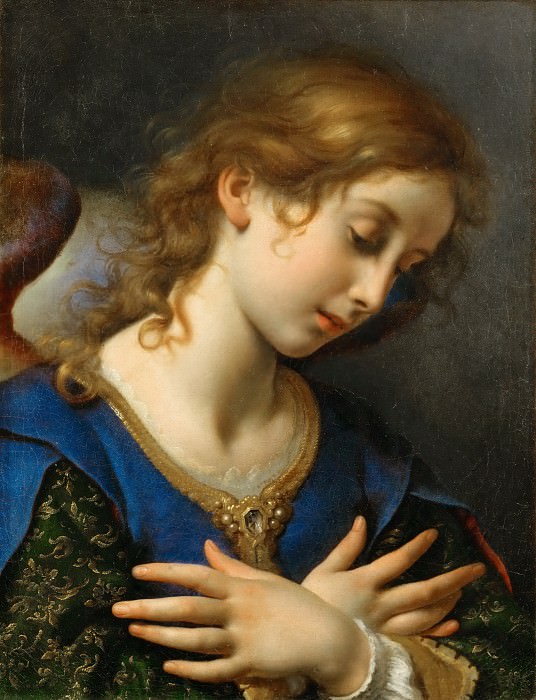 Дольчи, Карло (Флоренция 1616-1686) -- Ангел Благовещения. часть 5 Лувр
