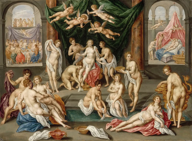 Hendrik de Clerck -- The Story of Psyche. Part 5 Louvre