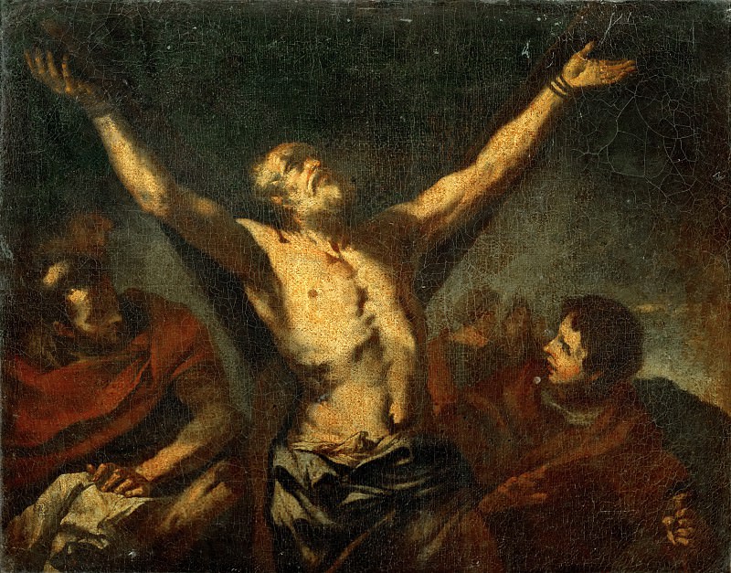 Джордано, Лука (Неаполь 1632-1705) -- Мученичество святого Андрея. часть 5 Лувр