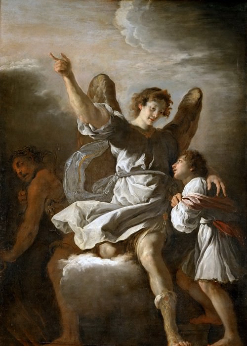 Domenico Fetti -- The Guardian Angel. Part 5 Louvre