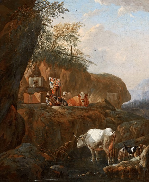 Johann Heinrich Roos - Italian Landscape. Mauritshuis