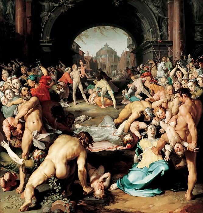 Cornelis Cornelisz van Haarlem - The Massacre of the Innocents. Mauritshuis