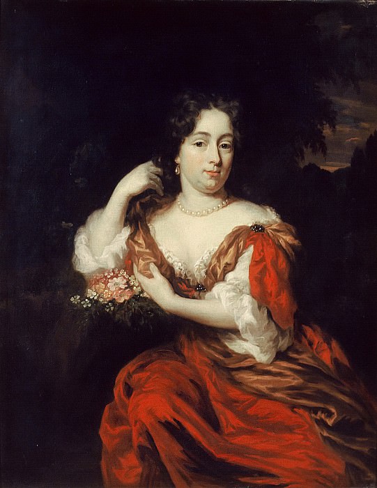Nicolaes Maes - Portrait of Catharina Dierquens (1664-1715). Mauritshuis