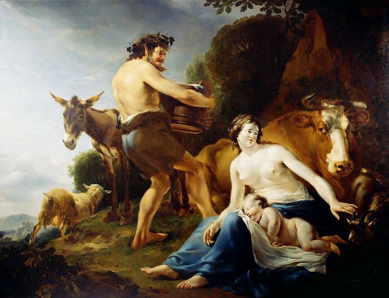 Nicolaes Pietersz. Berchem - The Infancy of Zeus. Mauritshuis