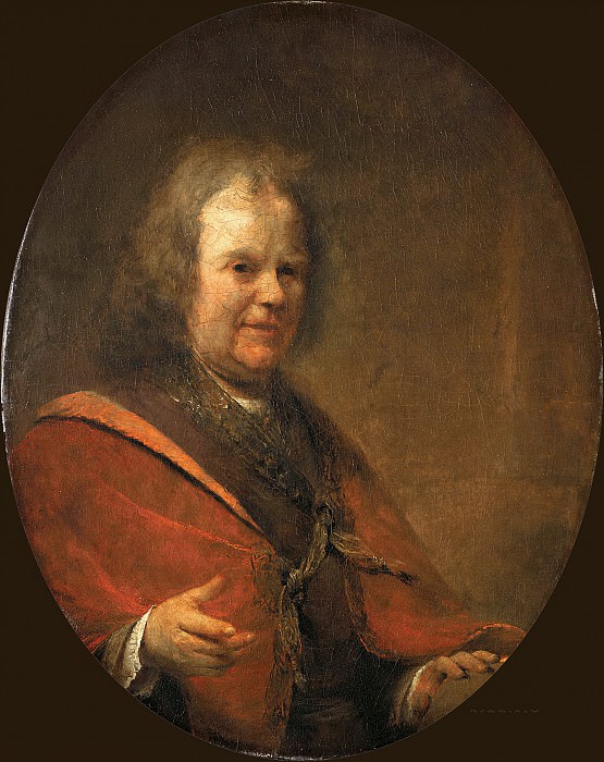 Arent de Gelder - Portrait of Herman Boerhaave (1688-1738). Mauritshuis