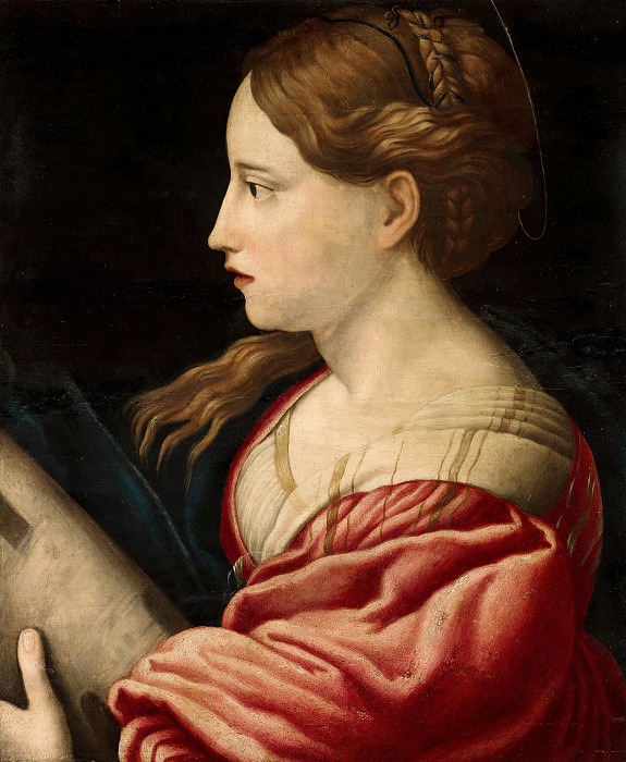 Parmigianino (after) - St Barbara. Mauritshuis