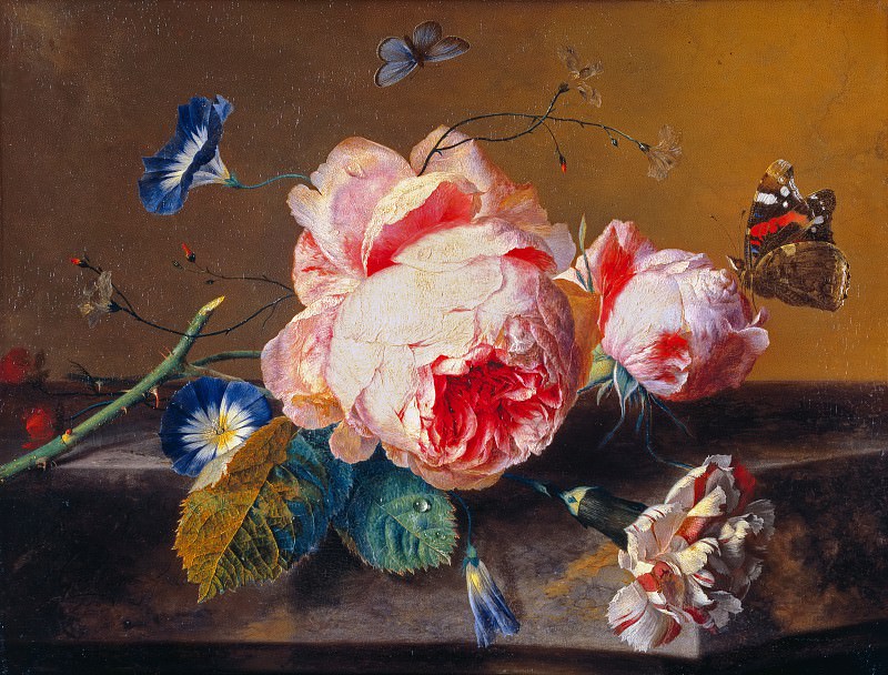 Jan van Huysum - Flower Still Life. Mauritshuis