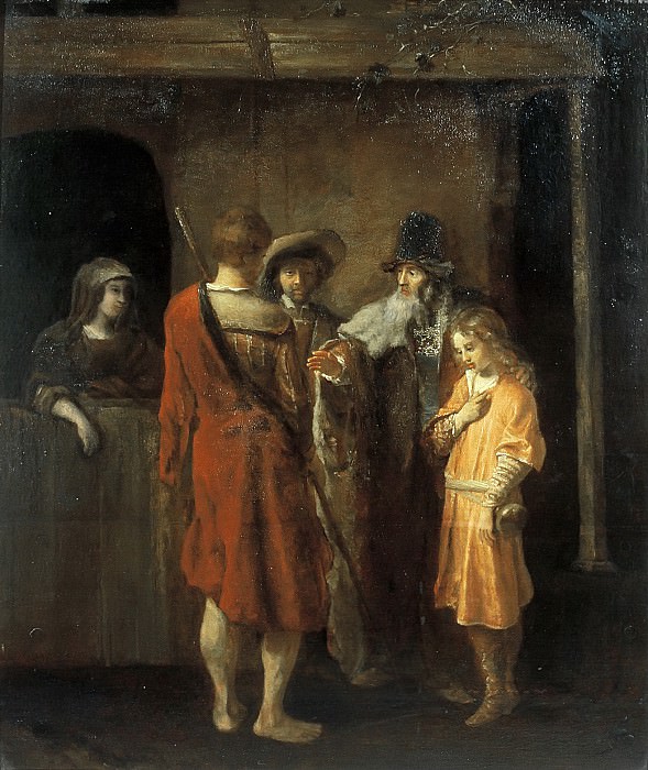 Abraham van Dijck (attributed to) - The Departure of Benjamin. Mauritshuis