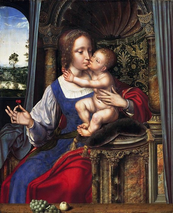 Quinten Massys (and/or studio) - Madonna and Child. Mauritshuis