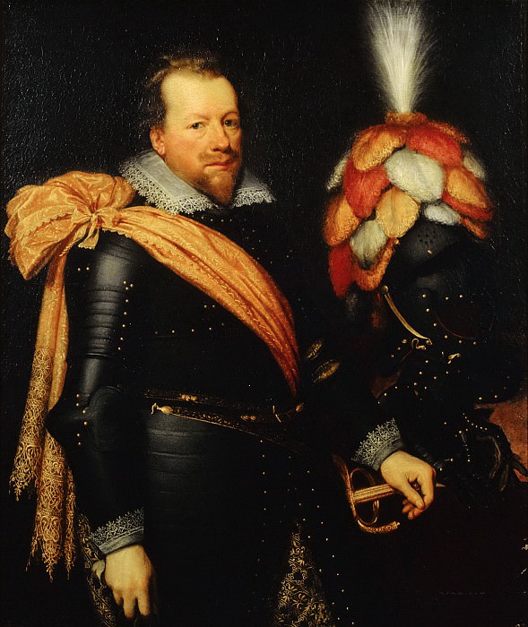 Jan Anthonisz van Ravesteyn (and studio) - Portrait of an Officer. Mauritshuis