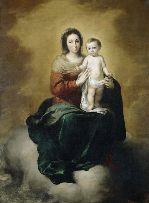 Bartolomé Esteban Murillo - Madonna and Child. Mauritshuis