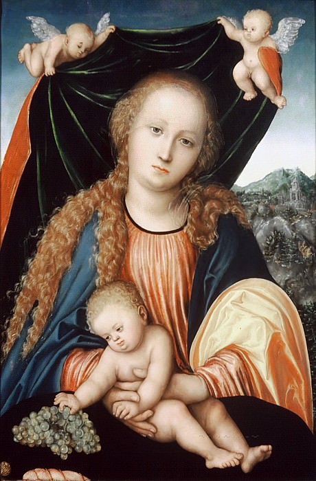 Lucas Cranach the Elder - Virgin and Child. Mauritshuis