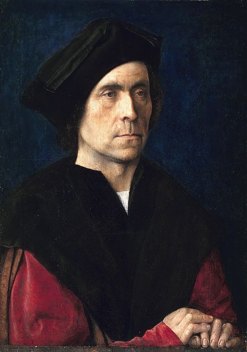 Michel Sittow - Portrait of a Man. Mauritshuis