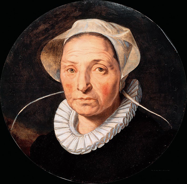 Pieter Pietersz - Portrait of a Woman. Mauritshuis