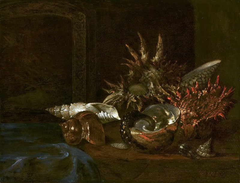 Willem Kalf - Still Life with Shells. Mauritshuis