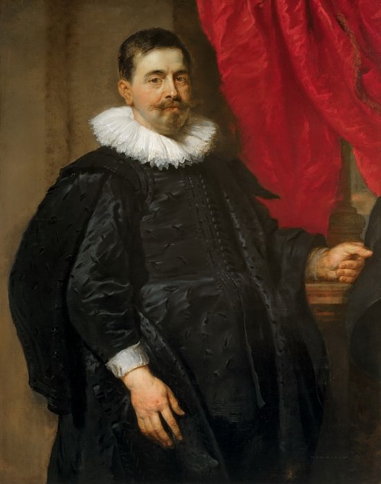 Peter Paul Rubens - Portrait of a Man, possibly Peter van Hecke (1591-1645). Mauritshuis
