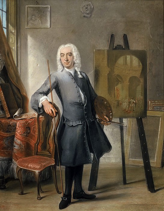 Cornelis Troost - Self-Portrait. Mauritshuis