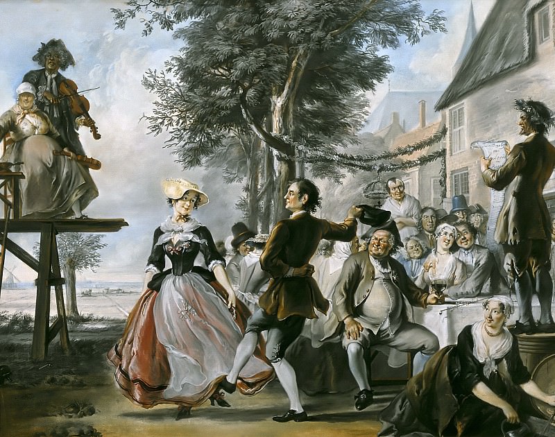 Cornelis Troost - The Wedding of Kloris and Roosje. Mauritshuis