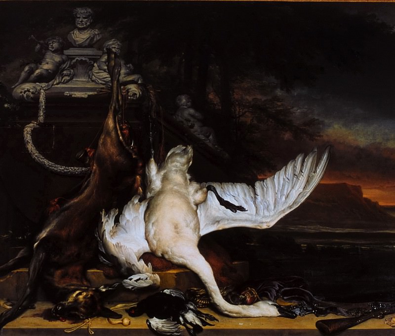Jan Weenix - Dead Swan. Mauritshuis