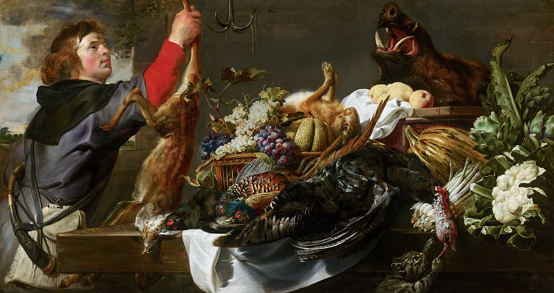 Frans Snijders - Still Life with Huntsman. Mauritshuis