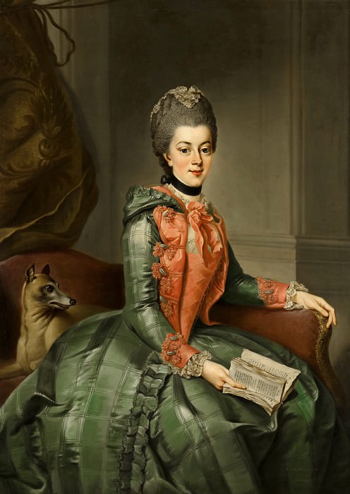 Johann Georg Ziesenis - Portrait of Princess Frederika Sophia Wilhelmina (1751-1820). Mauritshuis