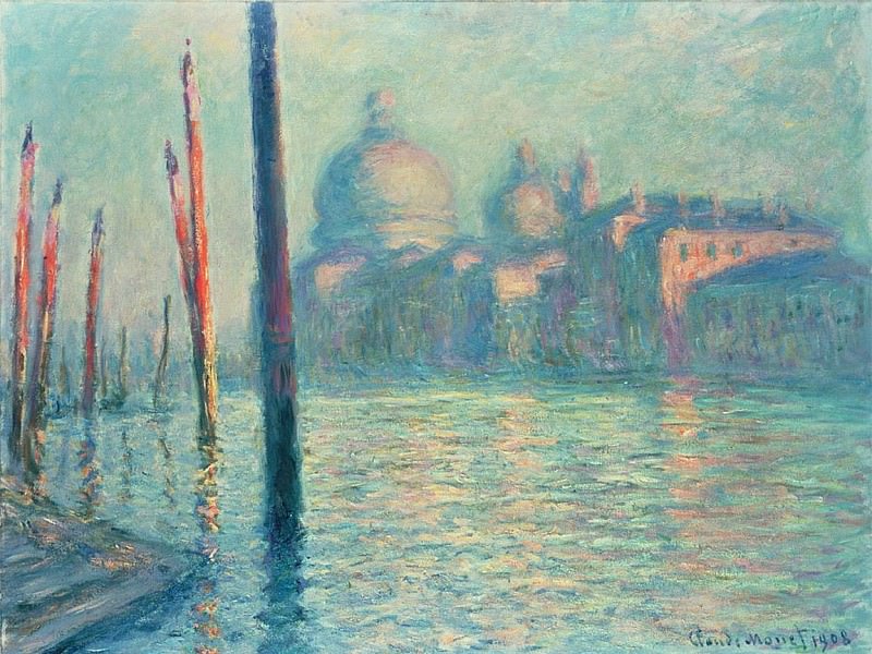 ST-ARTI001aView of Venice by Monet. Impressionism