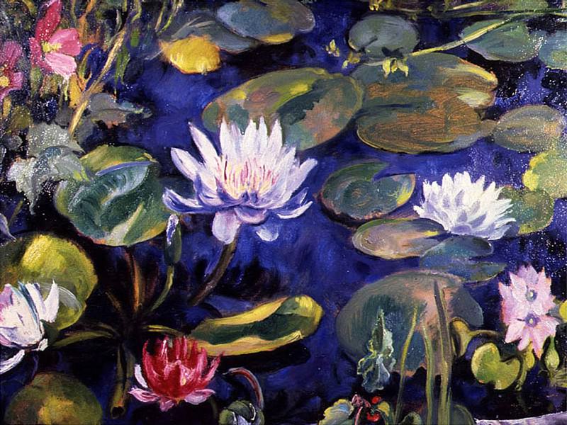 ST-ARTI001aLily Pond by Martha Walter. Impressionism