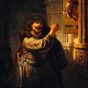 Рембрандт – Самсон угрожает тестю, Часть 4