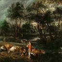 Rubens – Landscape with Cows and Wildfowlers, Part 4