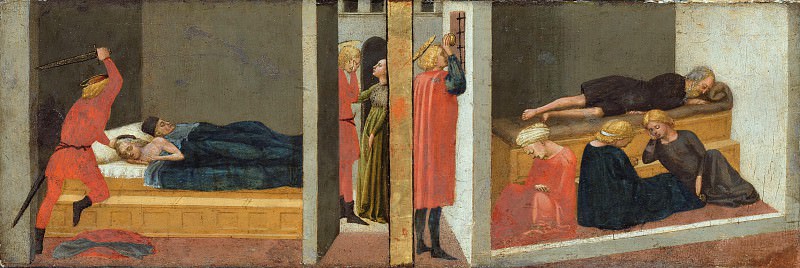 Tommaso Masaccio (1401-1428) - Predella panel from the Pisa Altar. Part 4