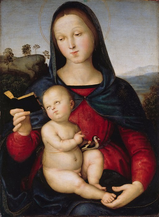 Maria with the child (Madonna Solly). Raffaello Sanzio da Urbino) Raphael (Raffaello Santi
