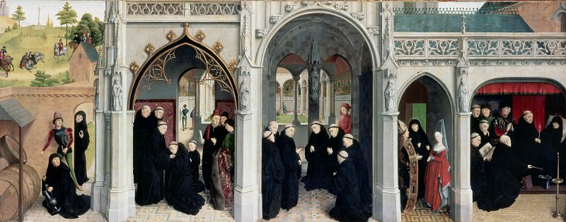 Simon Marmion (c.1435-1489) - Scenes from the Life of St Bertin. Part 4